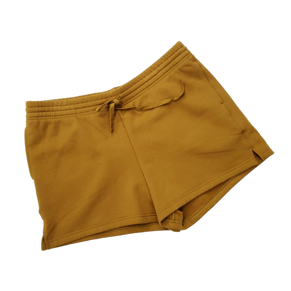 Girlfriend Collective Athletic Shorts in Mustard